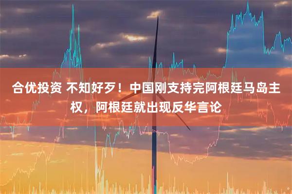 合优投资 不知好歹！中国刚支持完阿根廷马岛主权，阿根廷就出现反华言论